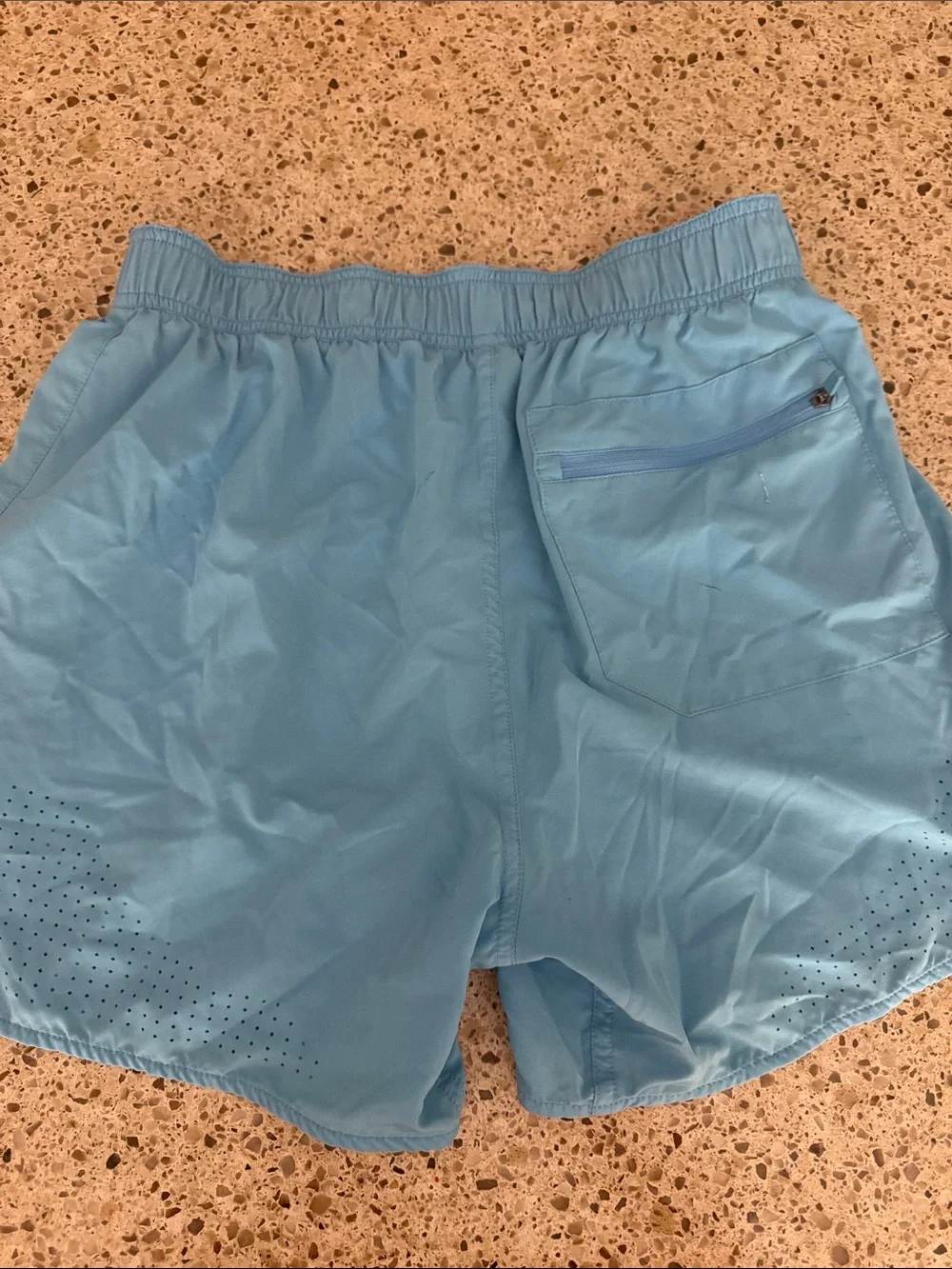 Baseball Lifestyle BL101 Light Blue Shorts size adult small